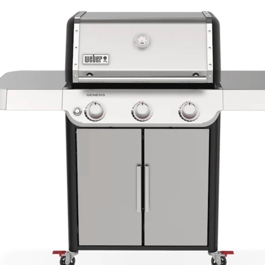 WEBER GENesis S315 stainless steel bbq